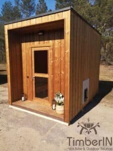 Outdoor modern mini sauna (19)