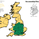 Hot tub shipping map UK Ireland as a kit