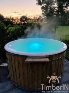 Wood burning heated hot tubs with jets – TimberIN Rojal 1 13