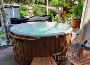 Wood burning heated hot tubs with jets – TimberIN Rojal 3