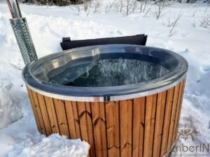 Wood burning heated hot tubs with jets – TimberIN Rojal 3 7