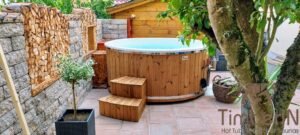 Wood fired hot tub with jets – TimberIN Rojal 6 3