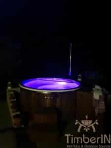 Wood fired hot tub with jets – TimberIN Rojal 6 4