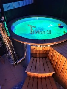 Wood fired hot tubs