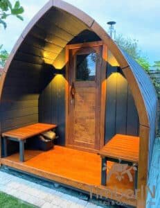 Outdoor garden sauna pod iglu (3)
