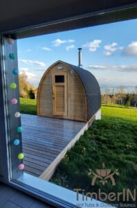 Outdoor garden sauna pod – iglu (1)