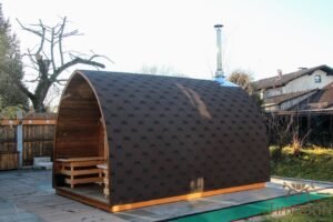 Outdoor Garden Sauna Pod – Iglu 3 4