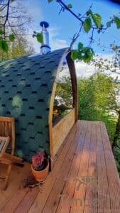 Outdoor home sauna pod (6)