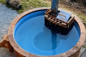 Outdoor jacuzzi hot tub wood fired 4 6 persons with snorkel burner (11)