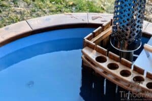 Outdoor jacuzzi hot tub wood fired 4 6 persons with snorkel burner (14)