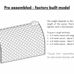Pre assembled – factory built model outdoor sauna