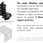 Sand filtration system for wooden hot tub 1