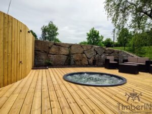 Sunken in ground hot tub (1)