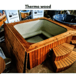 Thermo wood for square rectangular hot tub