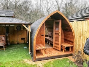 Outdoor Wooden Sauna Pod – Iglu 1 1