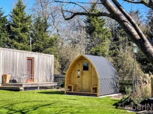 Outdoor Wooden Sauna Pod – Iglu 4 3