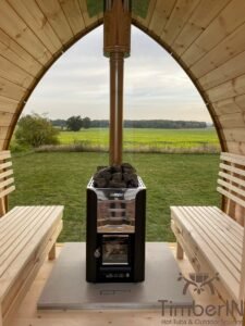 Outdoor wooden sauna pod – iglu (7)