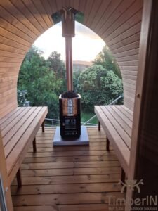 Outdoor Wooden Sauna Pod – Iglu 102 Timberin nordic pod™ porch (2)