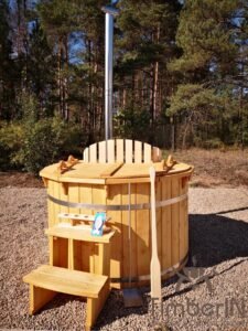 Wood fueled hot tub spruce – larch (10)