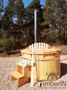 Wood fueled hot tub spruce – larch (14)