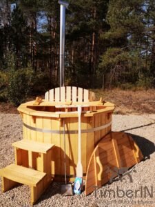 Wood fueled hot tub spruce – larch (19)