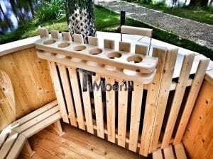 Wooden hot tub for garden 11