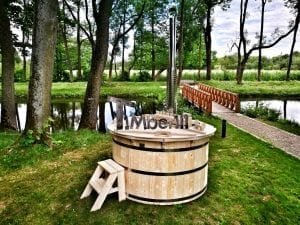 Wooden hot tub for garden 19