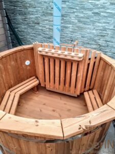 Wooden hot tub possible with jets deluxe thermowood (1)