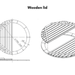 Wooden lid pp