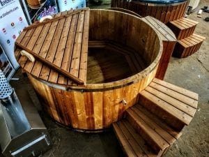 Wooden Hot Tub Thermo Wood Basic Air Bubble And LED (7)