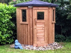 2 person upright garden sauna 2 1