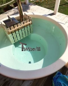 Classic Hot Tub Fiberglass With Internal Wood Burner