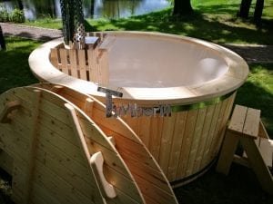 Fiberglass wellness basic with inside heater 14