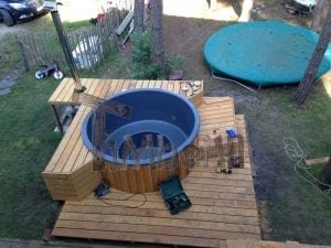 Outdoor Spa Fiberglass Terrace Model TimberIN 7