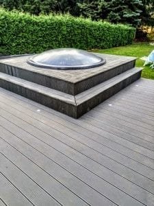 Sunken Terrace Fiberglass Jacuzzi Classic Model (30)