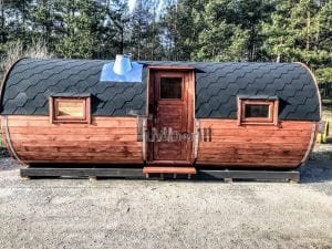 Outdoor Barrel Round Sauna (1)