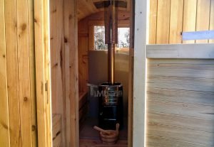 Outdoor Barrel Round Sauna (1)