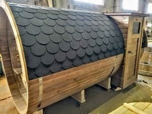 Outdoor Barrel Round Sauna (3)