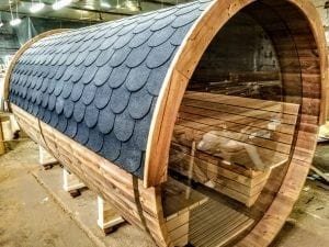 Outdoor Barrel Round Sauna (5)