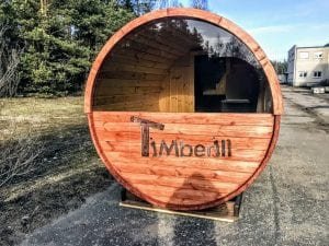 Outdoor Barrel Round Sauna 8 1