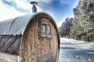 Outdoor barrel sauna 9