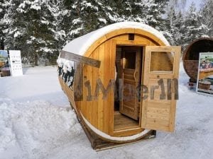 Outdoor Garden Sauna With Full Panoramic Glass (1)