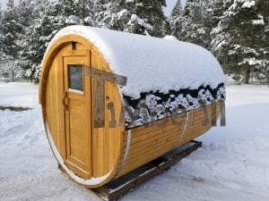 Outdoor Garden Sauna With Full Panoramic Glass (3)