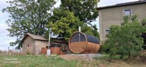 Outdoor barrel sauna 186 Timberin nordic barrel™ classic (4)