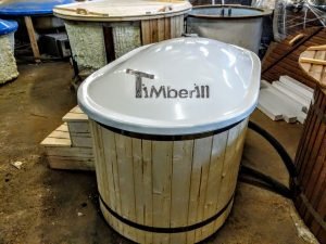 Oval Hot Tub For 2 Persons With Fiberglass Liner (5)