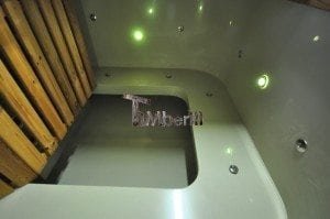 Wood burning hot tub royal square model 15