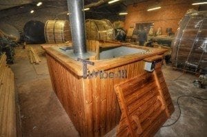 Wood burning hot tub royal square model 5