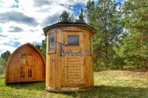 Wooden vertical sauna Harvia 3