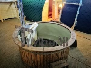 Wood Fired Hot Tub With Polypropylene Lining Vintage Decoration (6)