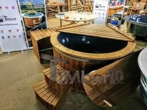 Electric outdoor hot tub Wellness Conical 1